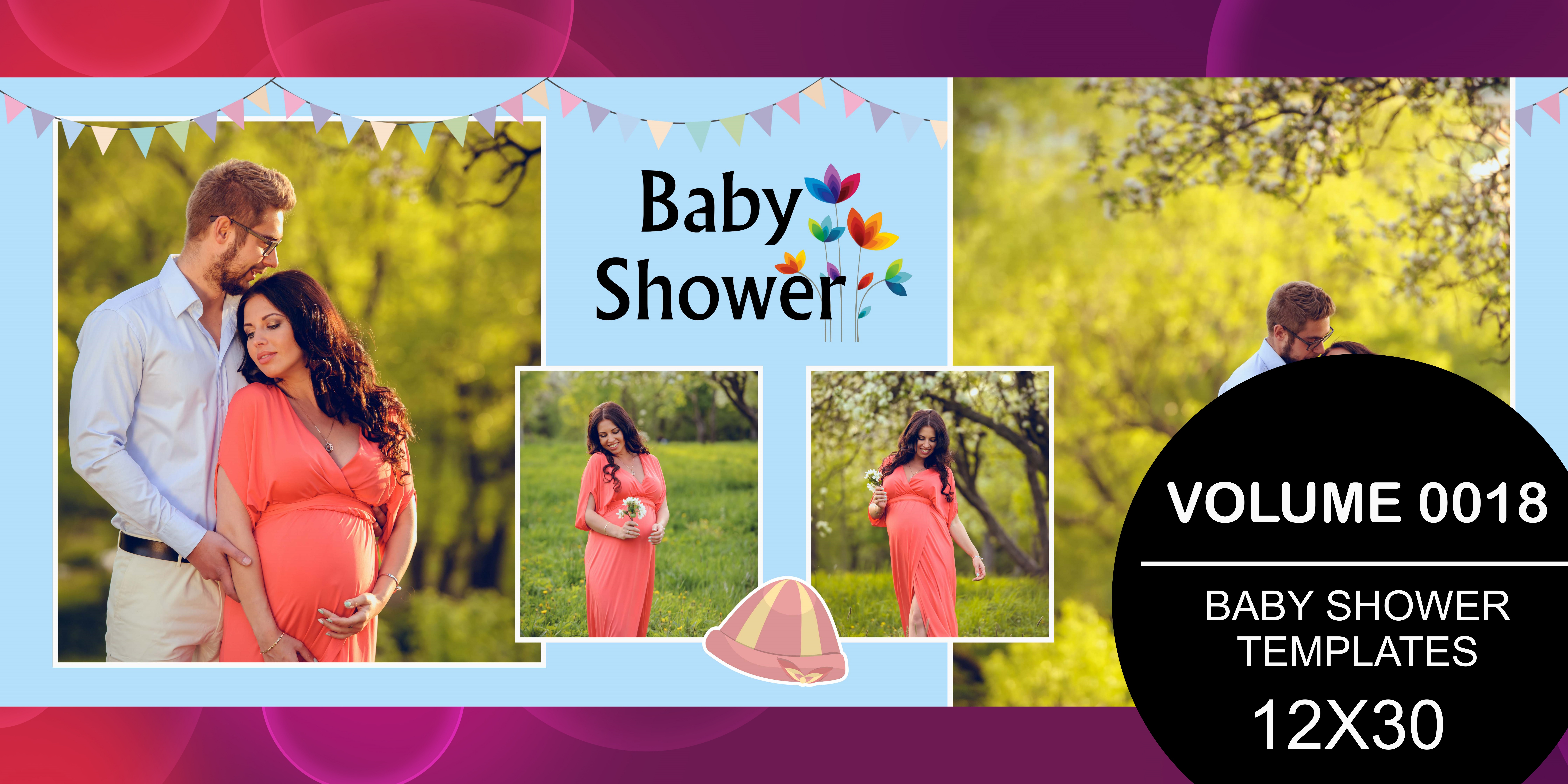 Baby Shower Templates 12X30 - 0018